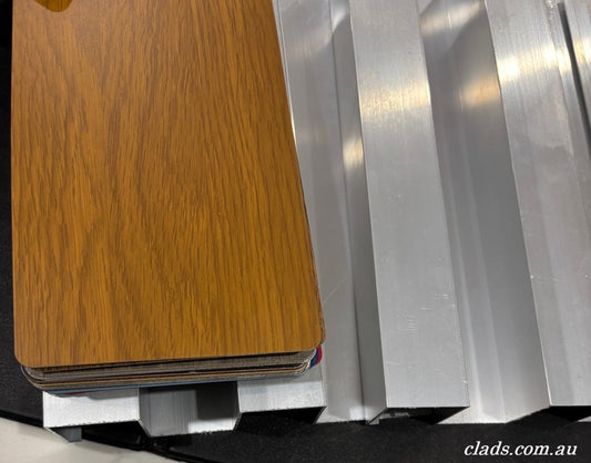 Aluminium Cladding In New Teak 3.2 M - Cladding Supplies Of Australia