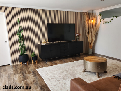 Internal Cladding In Teak 4 Slat 5.8 M - Cladding Supplies Of Australia