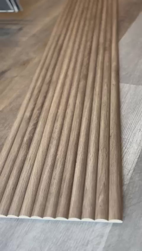 Flexible Mdf Half Round In Dark Teak